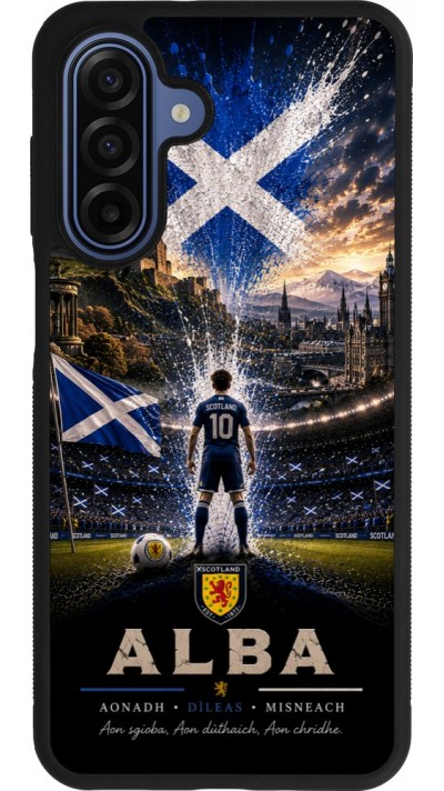Samsung Galaxy A17 Case Hülle - Silikon schwarz Fussball Schottland splash 2026