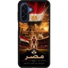 Samsung Galaxy A17 Case Hülle - Silikon schwarz Fussball Ägypten splash 2026
