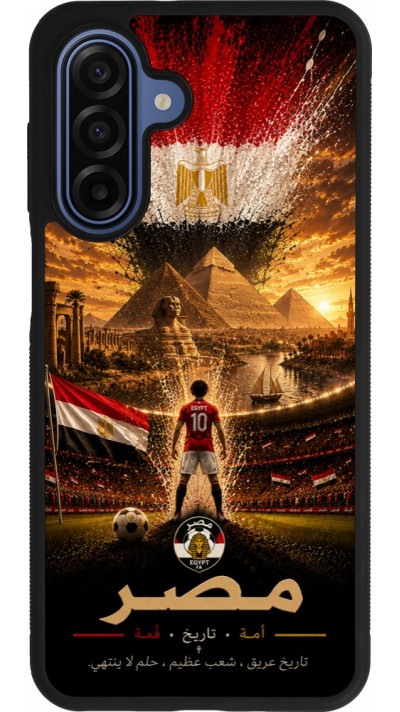 Samsung Galaxy A17 Case Hülle - Silikon schwarz Fussball Ägypten splash 2026