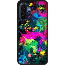 Coque Samsung Galaxy A17 - Silicone rigide noir Splash paint