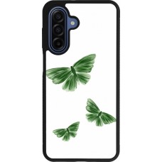 Samsung Galaxy A17 Case Hülle - Silikon schwarz Butterflies Spring 2026
