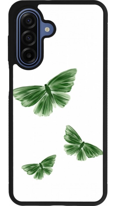 Samsung Galaxy A17 Case Hülle - Silikon schwarz Butterflies Spring 2026