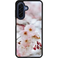 Samsung Galaxy A17 Case Hülle - Silikon schwarz Cherry tree Spring 2026