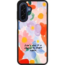 Coque Samsung Galaxy A17 - Silicone rigide noir Every day is a chance Spring 2026