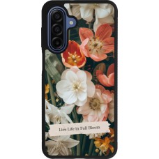 Samsung Galaxy A17 Case Hülle - Silikon schwarz Full Bloom Spring 2026