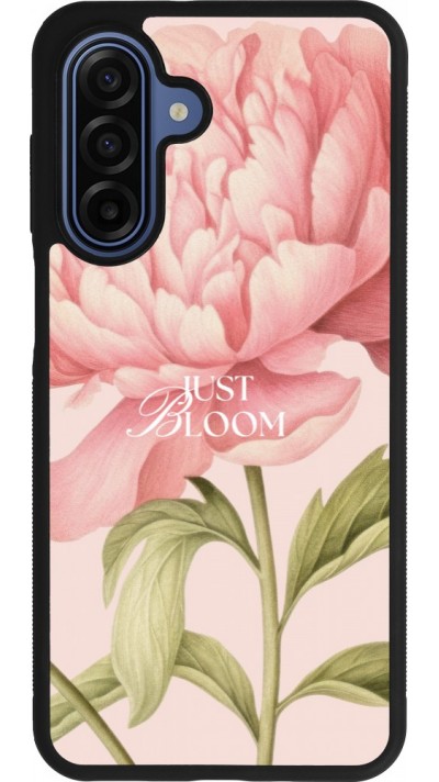 Coque Samsung Galaxy A17 - Silicone rigide noir Just Bloom Spring 2026