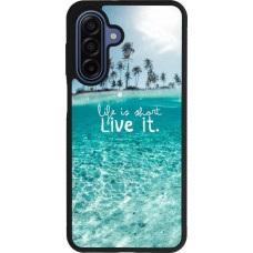 Coque Samsung Galaxy A17 - Silicone rigide noir Summer 18 24