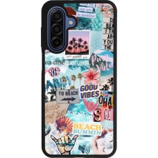 Coque Samsung Galaxy A17 - Silicone rigide noir Summer 20 collage