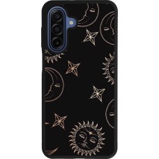 Coque Samsung Galaxy A17 - Silicone rigide noir Suns and Moons