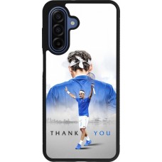 Samsung Galaxy A17 Case Hülle - Silikon schwarz Thank you Roger
