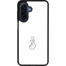 Coque Samsung Galaxy A17 - Silicone rigide noir Valentine 2024 heat by Millennials