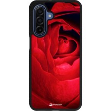 Samsung Galaxy A17 Case Hülle - Silikon schwarz Valentine 2022 Rose
