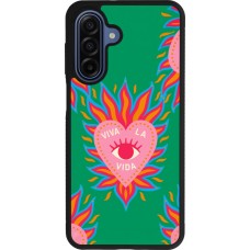 Coque Samsung Galaxy A17 - Silicone rigide noir Viva la vida 2026