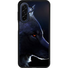 Coque Samsung Galaxy A17 - Silicone rigide noir Wolf Shape
