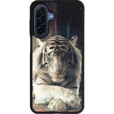 Samsung Galaxy A17 Case Hülle - Silikon schwarz Zen Tiger