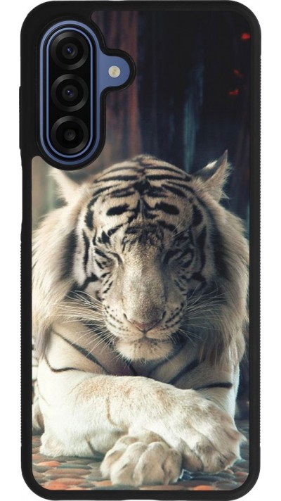 Coque Samsung Galaxy A17 - Silicone rigide noir Zen Tiger