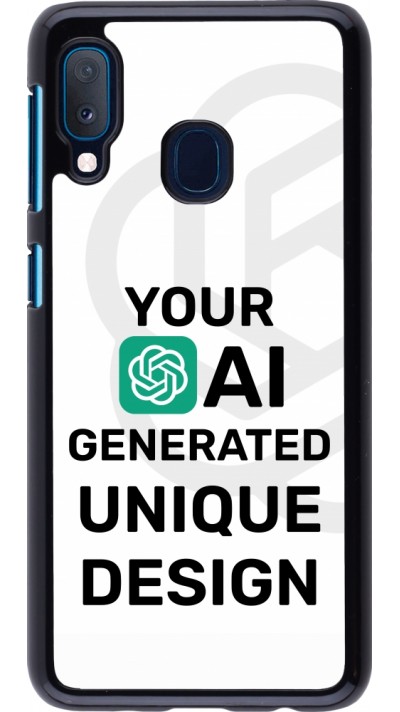 Coque Samsung Galaxy A20e - 100% unique générée par intelligence artificielle (AI) avec vos idées