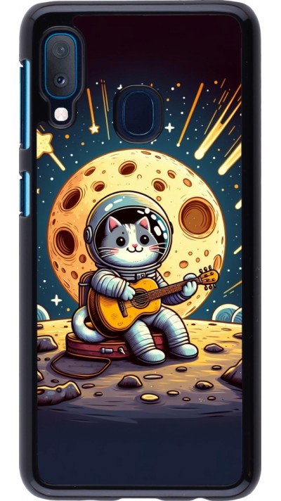 Coque Samsung Galaxy A20e - AstroCat RockLune