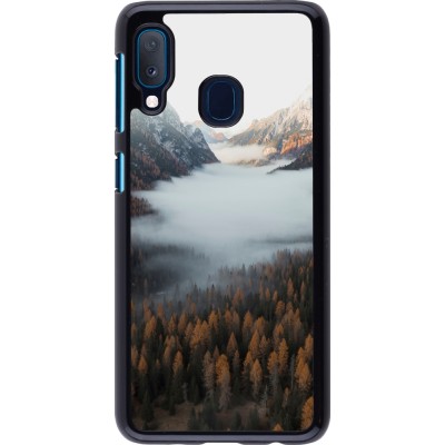 Samsung Galaxy A20e Case Hülle - Autumn 22 forest lanscape