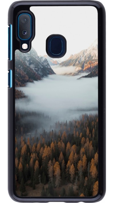 Samsung Galaxy A20e Case Hülle - Autumn 22 forest lanscape