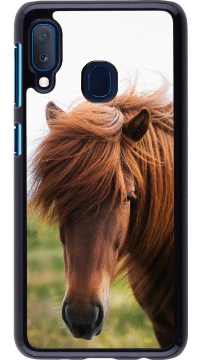 Coque Samsung Galaxy A20e - Autumn 22 horse in the wind