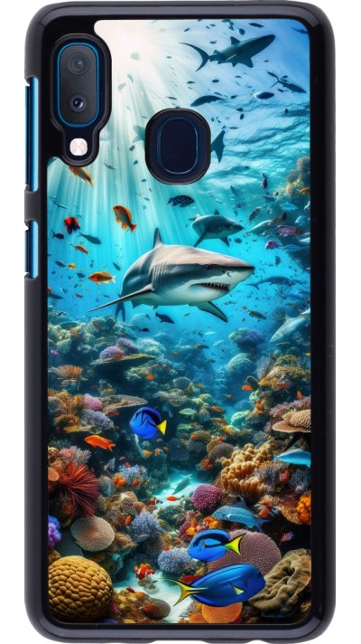 Samsung Galaxy A20e Case Hülle - Bora Bora Meer und Wunder
