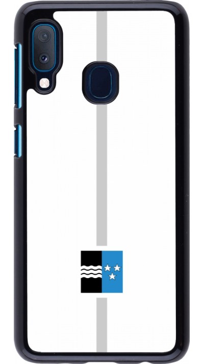 Samsung Galaxy A20e Case Hülle - Kanton AG weiss