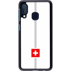 Coque Samsung Galaxy A20e - Canton CH blanc