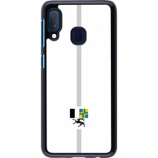 Samsung Galaxy A20e Case Hülle - Kanton GR weiss
