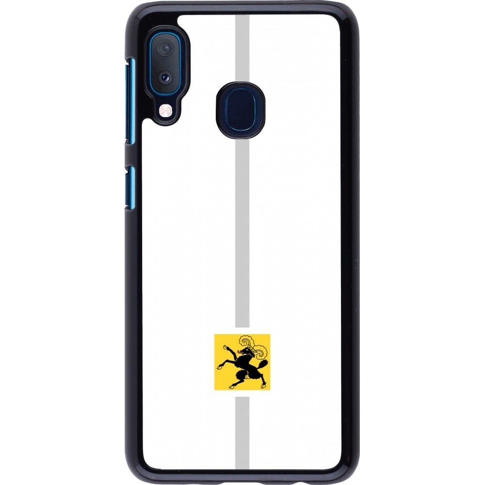 Samsung Galaxy A20e Case Hülle - Kanton SH weiss