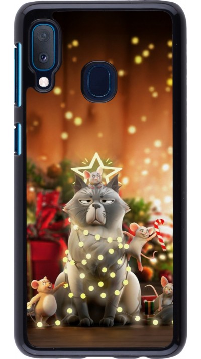Coque Samsung Galaxy A20e - Christmas 25 Xmas Cat