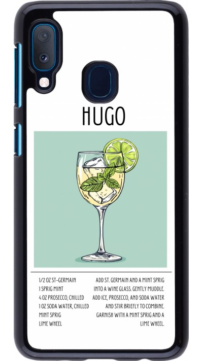 Samsung Galaxy A20e Case Hülle - Cocktail Rezept Hugo