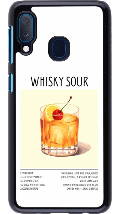Coque Samsung Galaxy A20e - Cocktail recette Whisky Sour