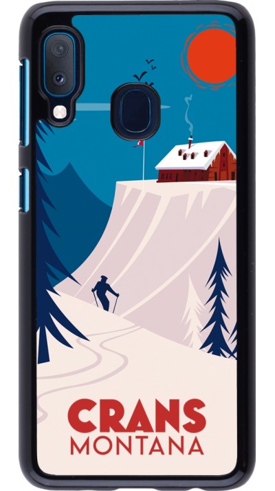 Samsung Galaxy A20e Case Hülle - Crans-Montana Cabane