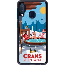 Coque Samsung Galaxy A20e - Crans-Montana Mountain Jacuzzi