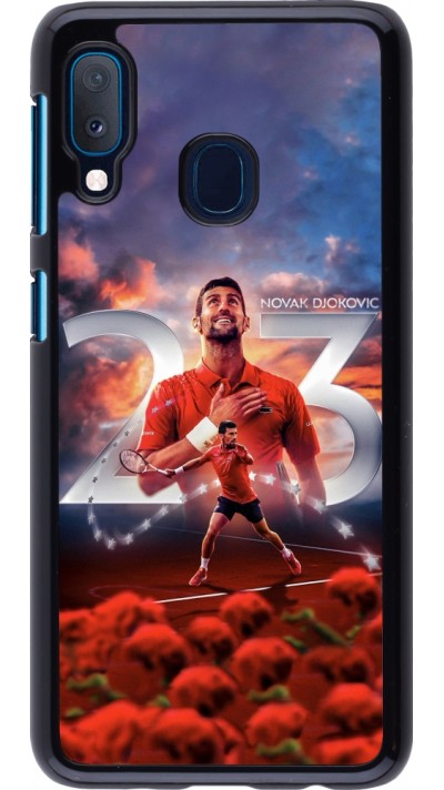 Coque Samsung Galaxy A20e - Djokovic 23 Grand Slam