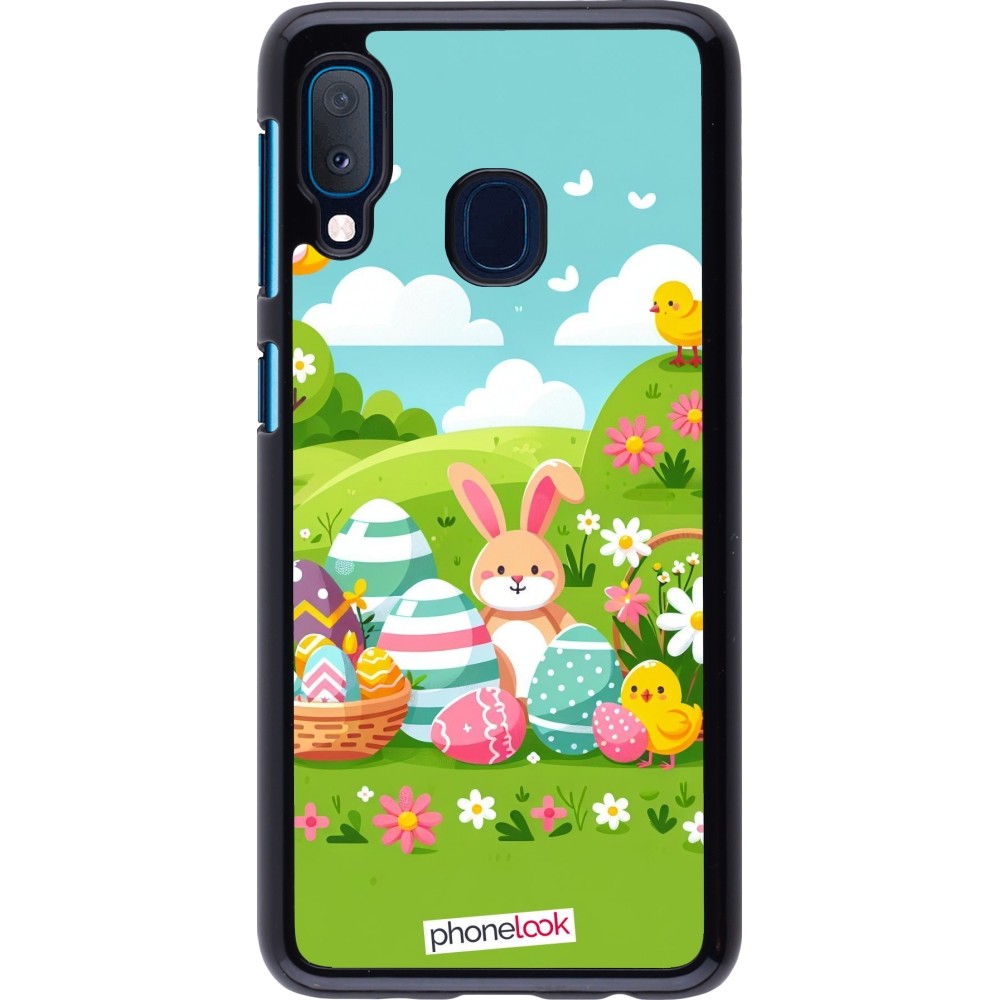 Samsung Galaxy A20e Case Hülle - Ostern 2025 Gruen