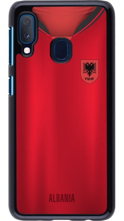 Samsung Galaxy A20e Case Hülle - Albanien personalisierbares Fussballtrikot