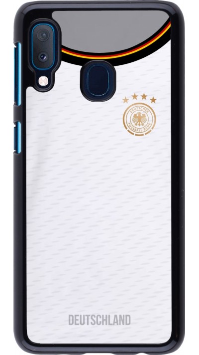 Samsung Galaxy A20e Case Hülle - Deutschland 2022 personalisierbares Fußballtrikot