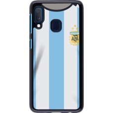 Coque Samsung Galaxy A20e - Maillot de football Argentine 2022 personnalisable