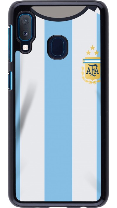 Coque Samsung Galaxy A20e - Maillot de football Argentine 2022 personnalisable