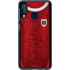 Coque Samsung Galaxy A20e - Maillot de football Autriche personnalisable