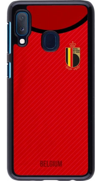 Samsung Galaxy A20e Case Hülle - Belgien 2022 personalisierbares Fußballtrikot