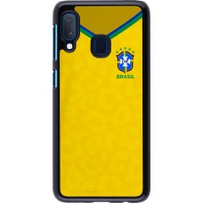 Coque Samsung Galaxy A20e - Maillot de football Brésil 2022 personnalisable