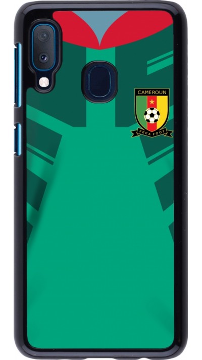 Coque Samsung Galaxy A20e - Maillot de football Cameroun 2022 personnalisable