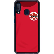 Samsung Galaxy A20e Case Hülle - Kanada 2022 personalisierbares Fussballtrikot
