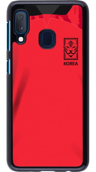 Coque Samsung Galaxy A20e - Maillot de football Corée du Sud 2022 personnalisable