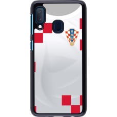 Samsung Galaxy A20e Case Hülle - Kroatien 2022 personalisierbares Fussballtrikot