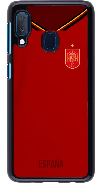 Coque Samsung Galaxy A20e - Maillot de football Espagne 2022 personnalisable