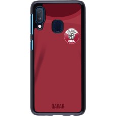 Coque Samsung Galaxy A20e - Maillot de football Qatar 2022 personnalisable